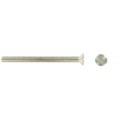 M3.5 X 30 Nickel  Slot Socket Screws 15 Per Pack