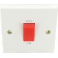 45A Dp Switch Sq White 1 Per Pack