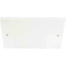 2G Blank Plate Sq White 1 Per Pack