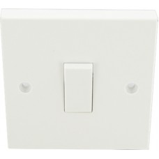 10A 1G 2W Switch Sq White 1 Per Pack