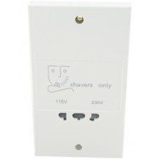 Shaver Sockets Sq White 1 Per Pack