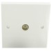 1G Tv Socket Non Isolated Sq White 1 Per Pack