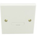 13A Fused Spur Unit  Sq White 1 Per Pack