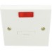 13A Fused Spur Unit + Neon Sq White 1 Per Pack