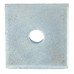 M12 Square Plate Washers Zinc 10 Per Pack