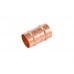 15mm Solder Ring Coupling Straight (4 pack)