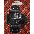 6" Heavy Duty Vertical Hasp Black