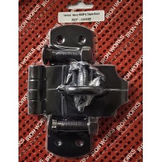 6" Heavy Duty Vertical Hasp Black 6" Heavy Duty Vertical Hasp Black